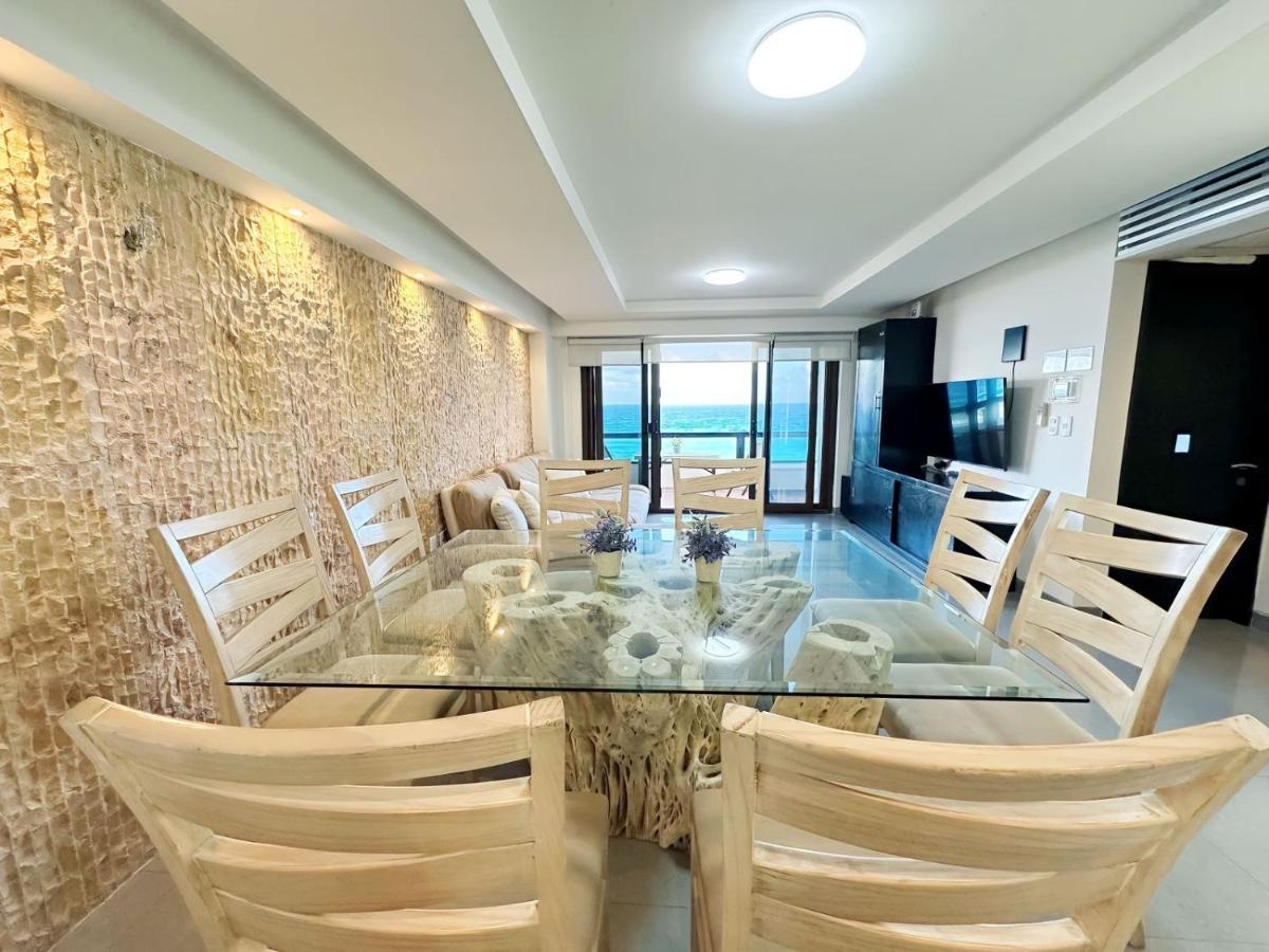 Amazing Beachfront Apartment Cancun Exterior photo
